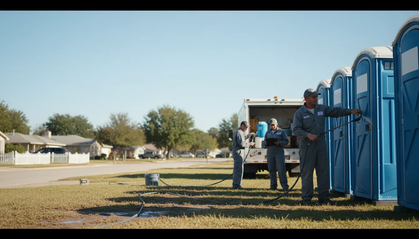Long-Term Portable Toilet Rental in Ostrander, OH near me